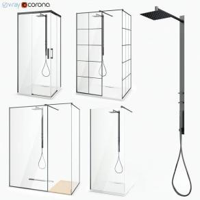 现代简约淋浴房